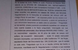 Denuncian al secretario de Seguridad Miguel Núñez